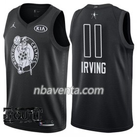 Camiseta Niños Boston Celtics Kyrie Irving 11 2018 All Star Jordan Brand Negro Swingman